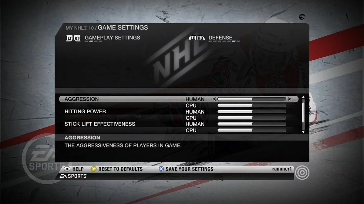 Скриншот из игры NHL 10 - 23