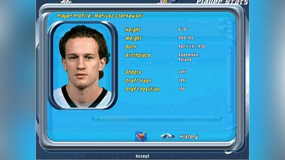 Скриншот из игры NHL 2001 - 5