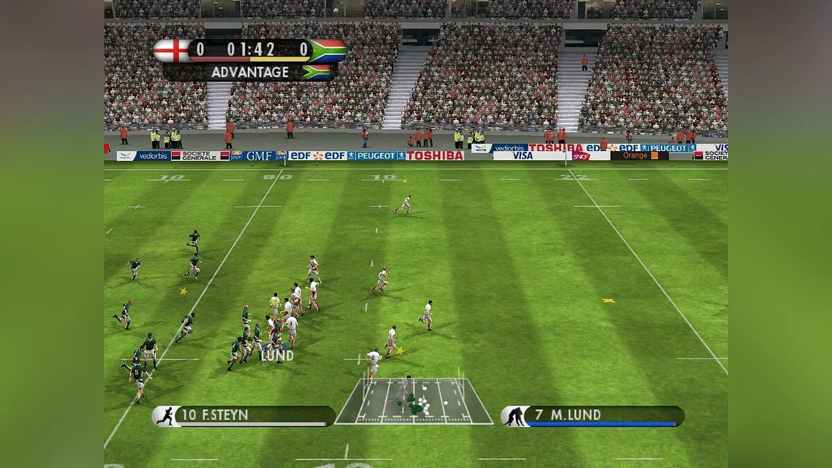 Скриншот из игры Rugby 08 - 21