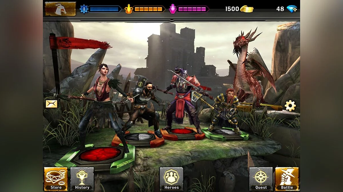 Скриншот из игры Heroes of Dragon Age - 10