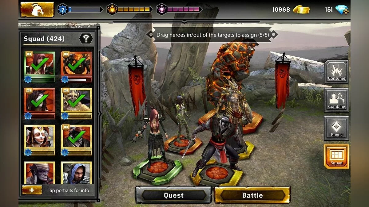 Скриншот из игры Heroes of Dragon Age - 17