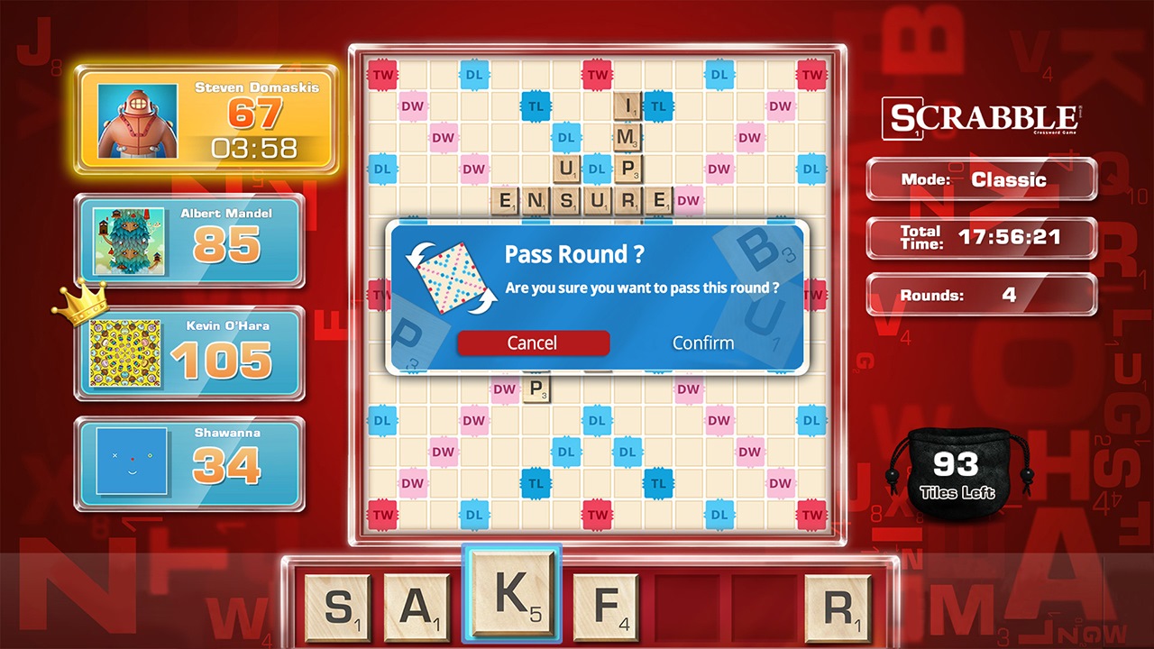 Скриншот из игры Scrabble - 11