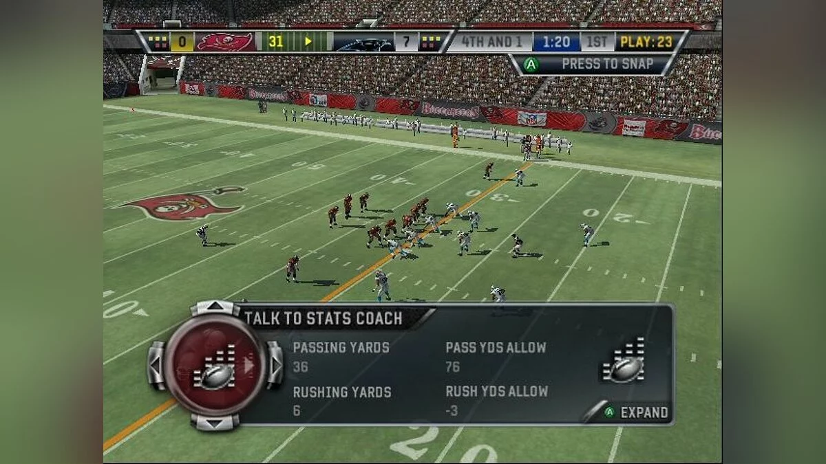 Скриншот из игры NFL Head Coach - 9