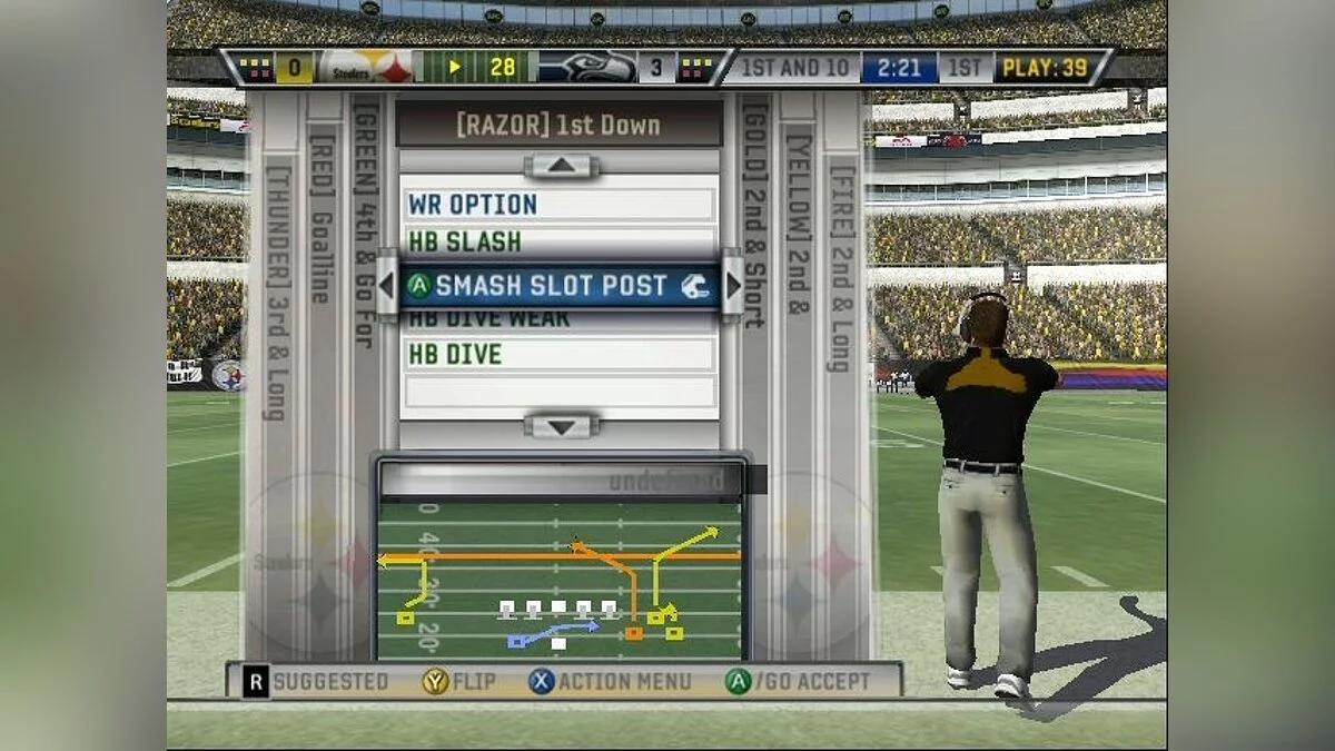 Скриншот из игры NFL Head Coach - 11