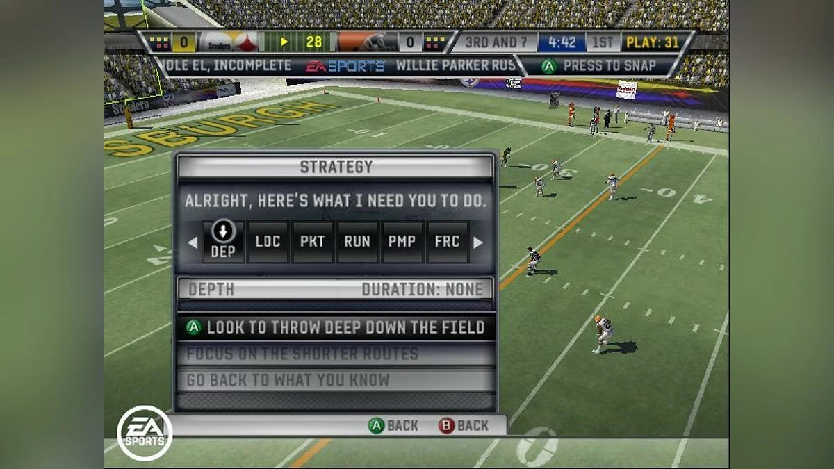 Скриншот из игры NFL Head Coach - 5