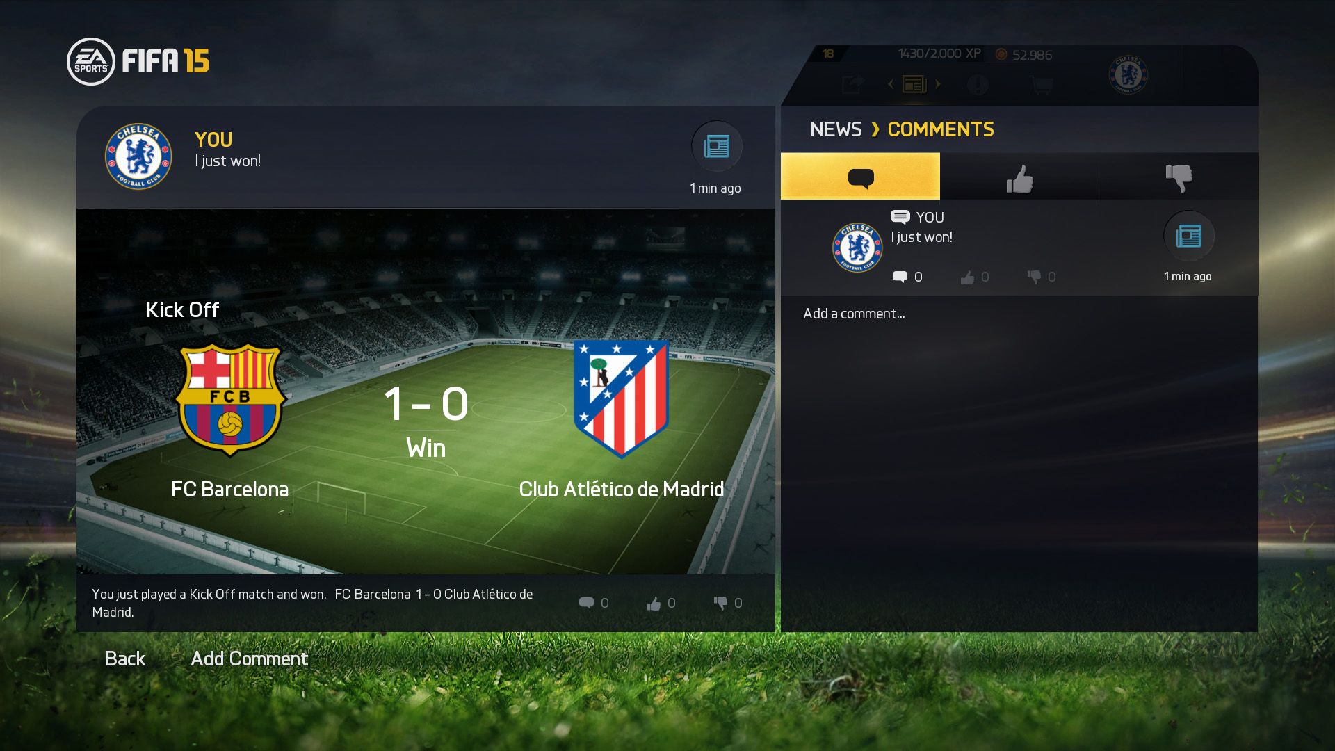 Скриншот из игры FIFA 15 - 112