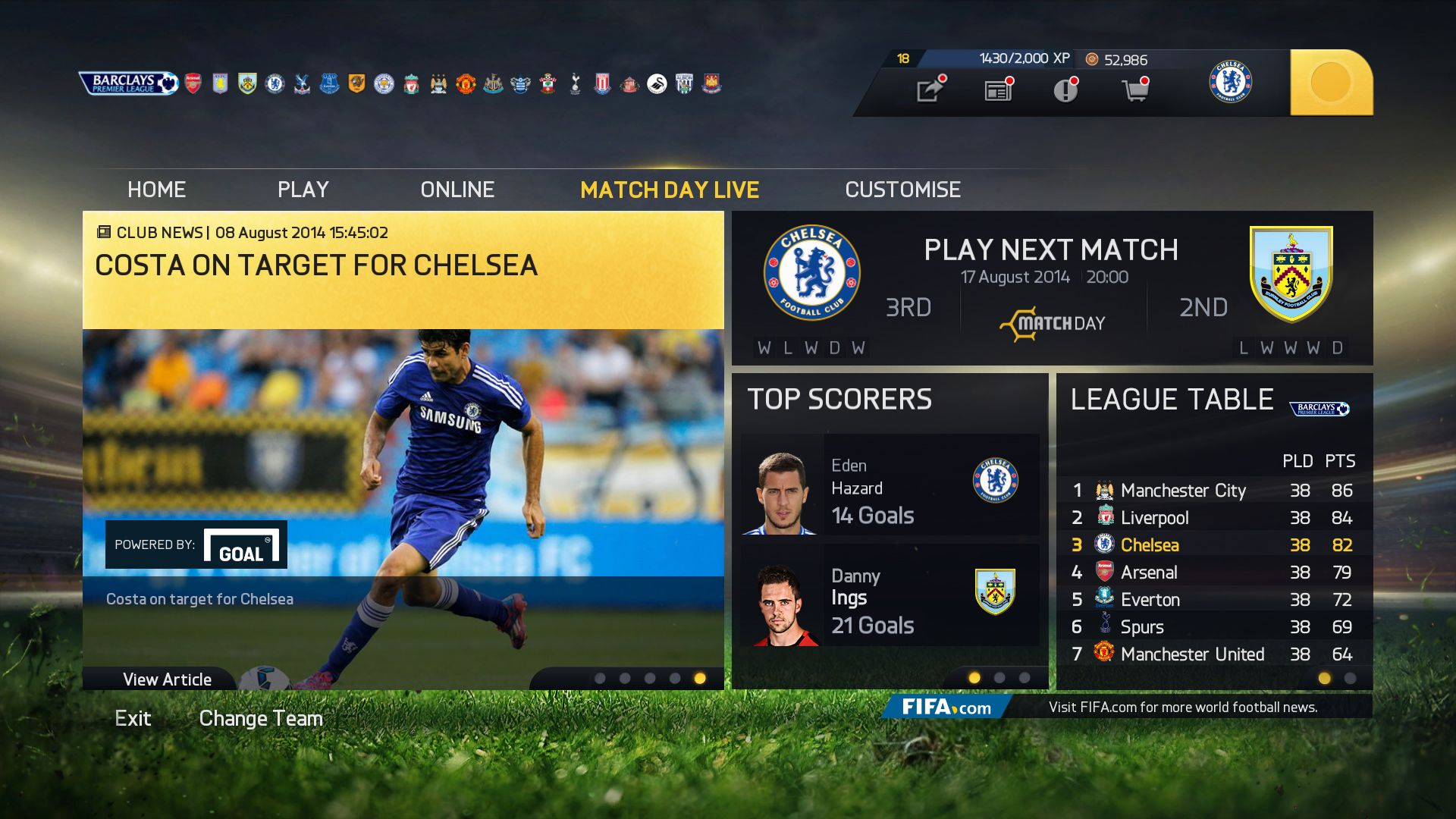 Скриншот из игры FIFA 15 - 80