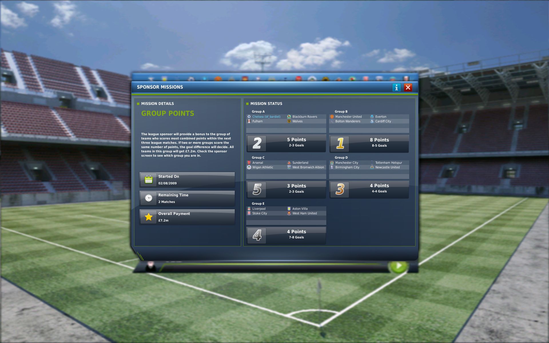 Скриншот из игры FIFA Manager 11 - 20