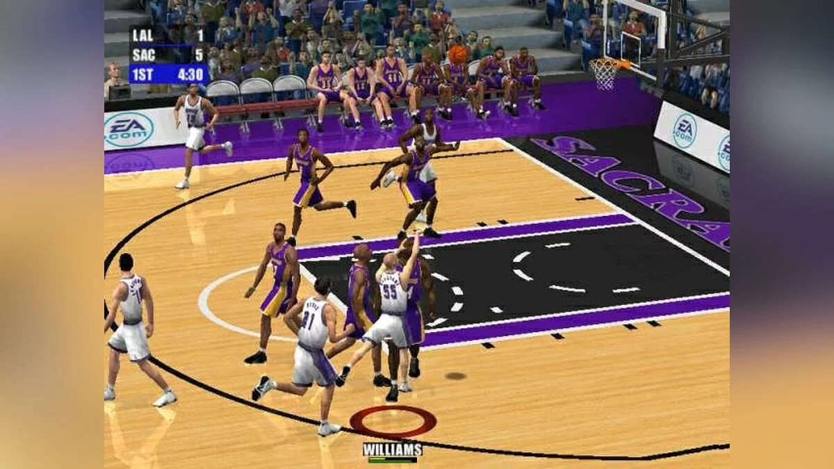 Скриншот из игры NBA Live 2001 - 8