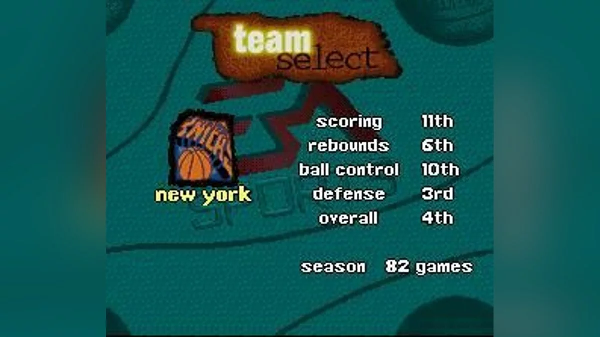 Скриншот из игры NBA Live '98 - 17