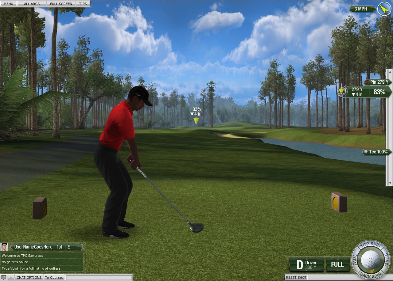 Скриншот из игры Tiger Woods PGA Tour Online - 51