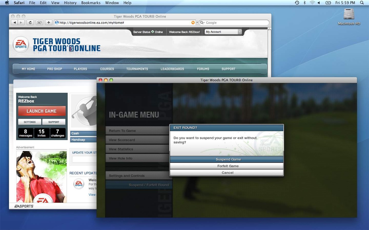Скриншот из игры Tiger Woods PGA Tour Online - 40