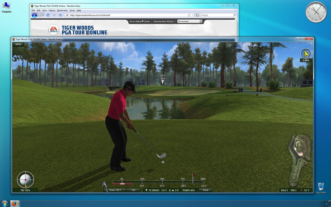 Скриншот из игры Tiger Woods PGA Tour Online - 71