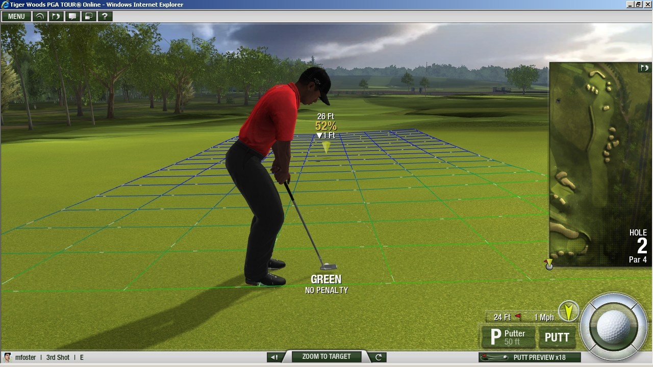 Скриншот из игры Tiger Woods PGA Tour Online - 25