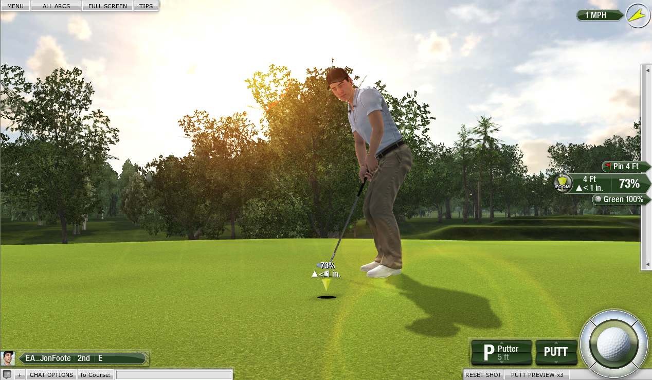 Скриншот из игры Tiger Woods PGA Tour Online - 74