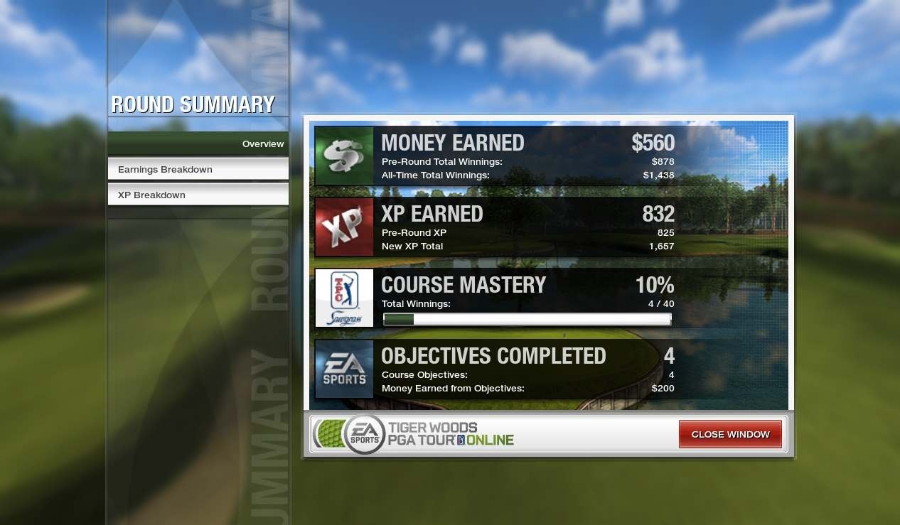 Скриншот из игры Tiger Woods PGA Tour Online - 73