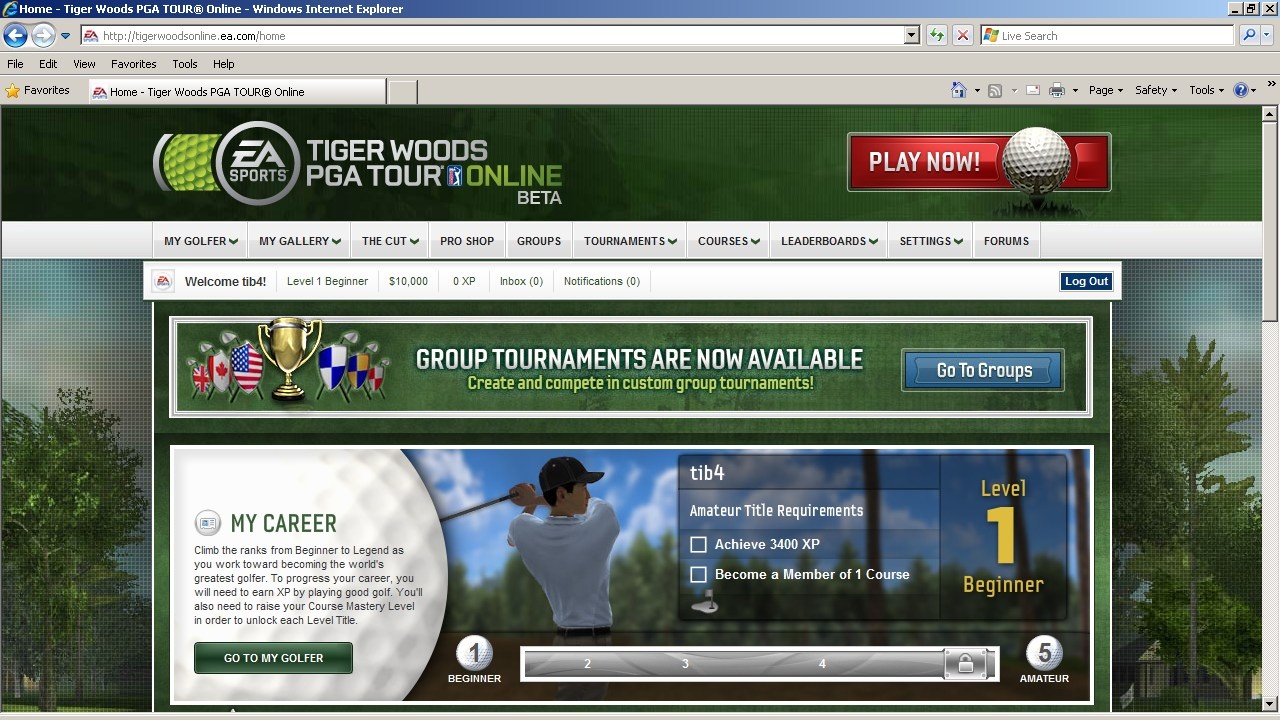 Скриншот из игры Tiger Woods PGA Tour Online - 29