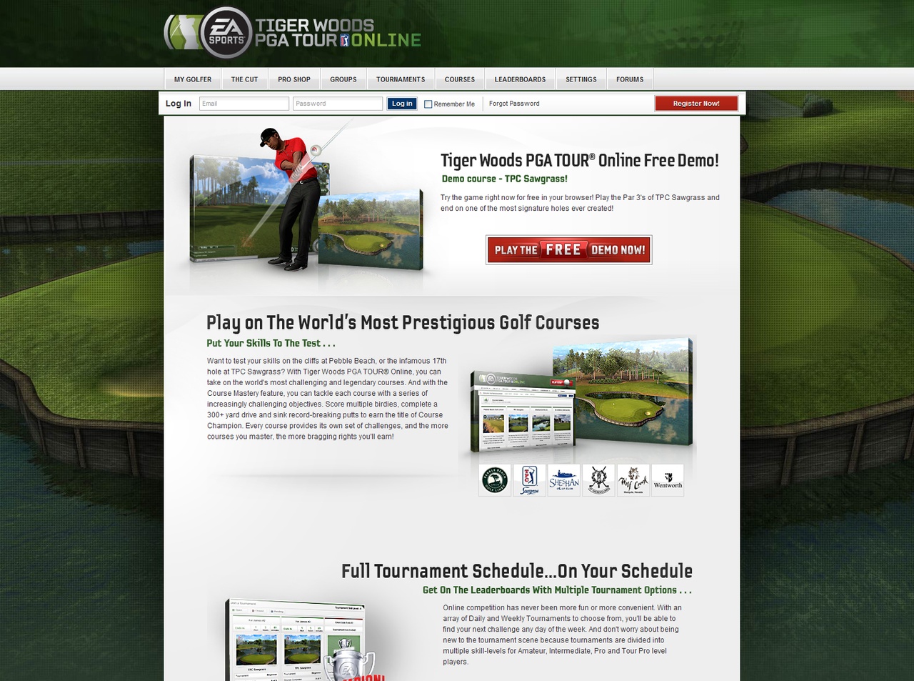 Скриншот из игры Tiger Woods PGA Tour Online - 46