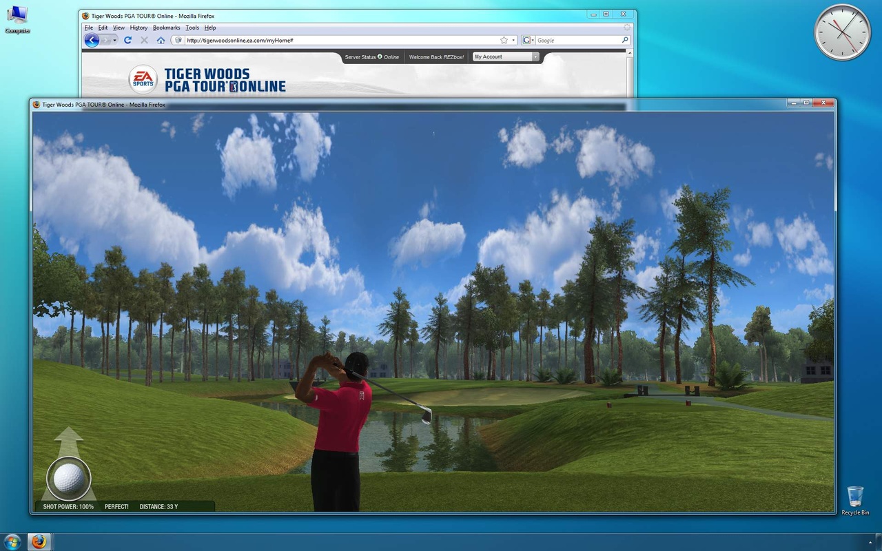 Скриншот из игры Tiger Woods PGA Tour Online - 92