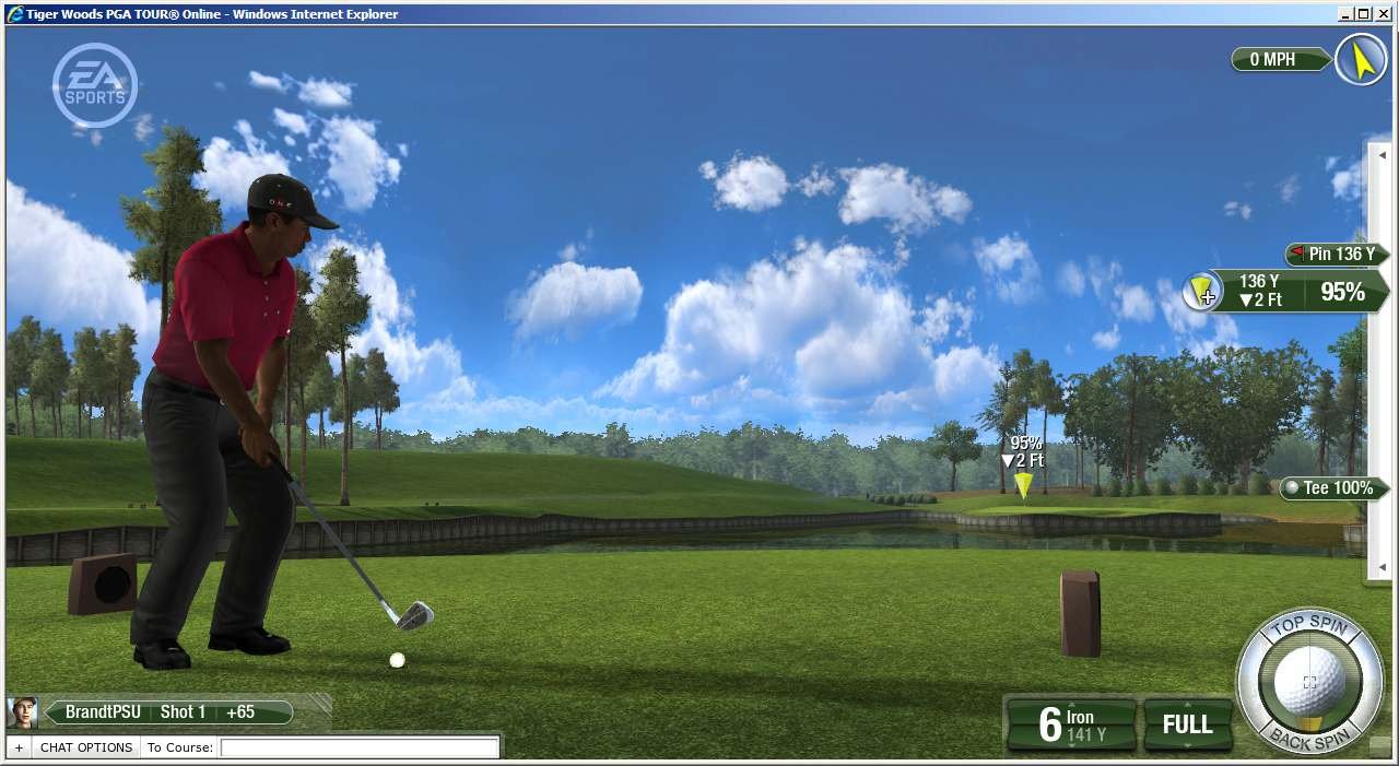 Скриншот из игры Tiger Woods PGA Tour Online - 62