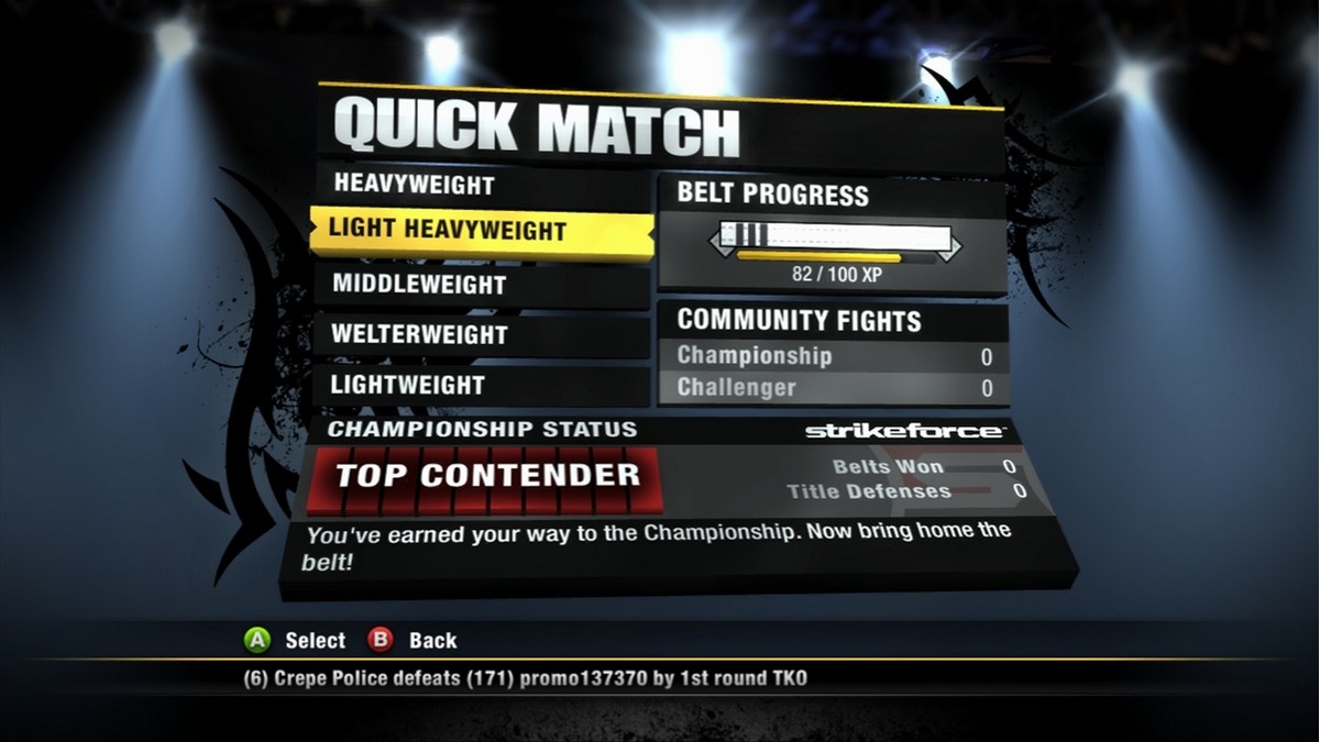Скриншот из игры EA SPORTS MMA - 140