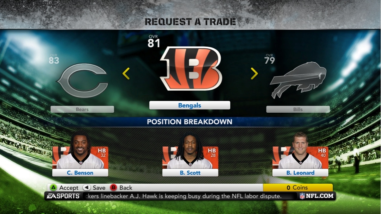 Скриншот из игры Madden NFL 12 - 172