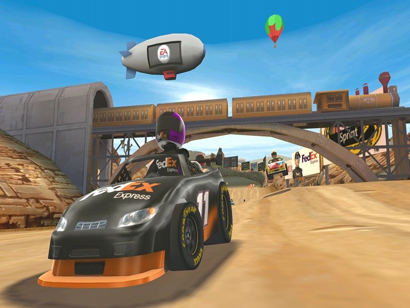 Скриншот из игры NASCAR Kart Racing - 1