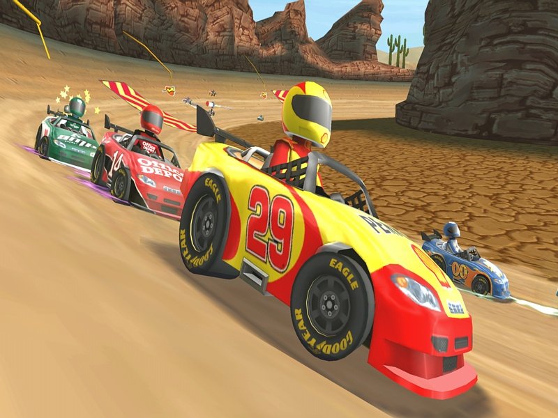Скриншот из игры NASCAR Kart Racing - 3