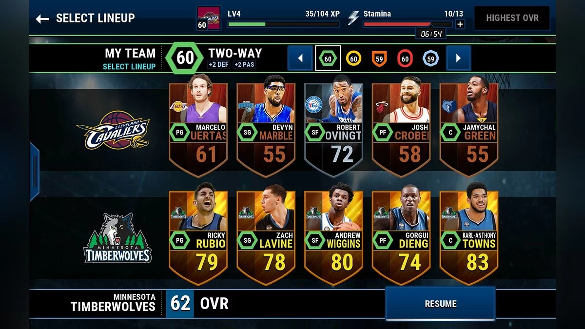 Скриншот из игры NBA Live Mobile - 6