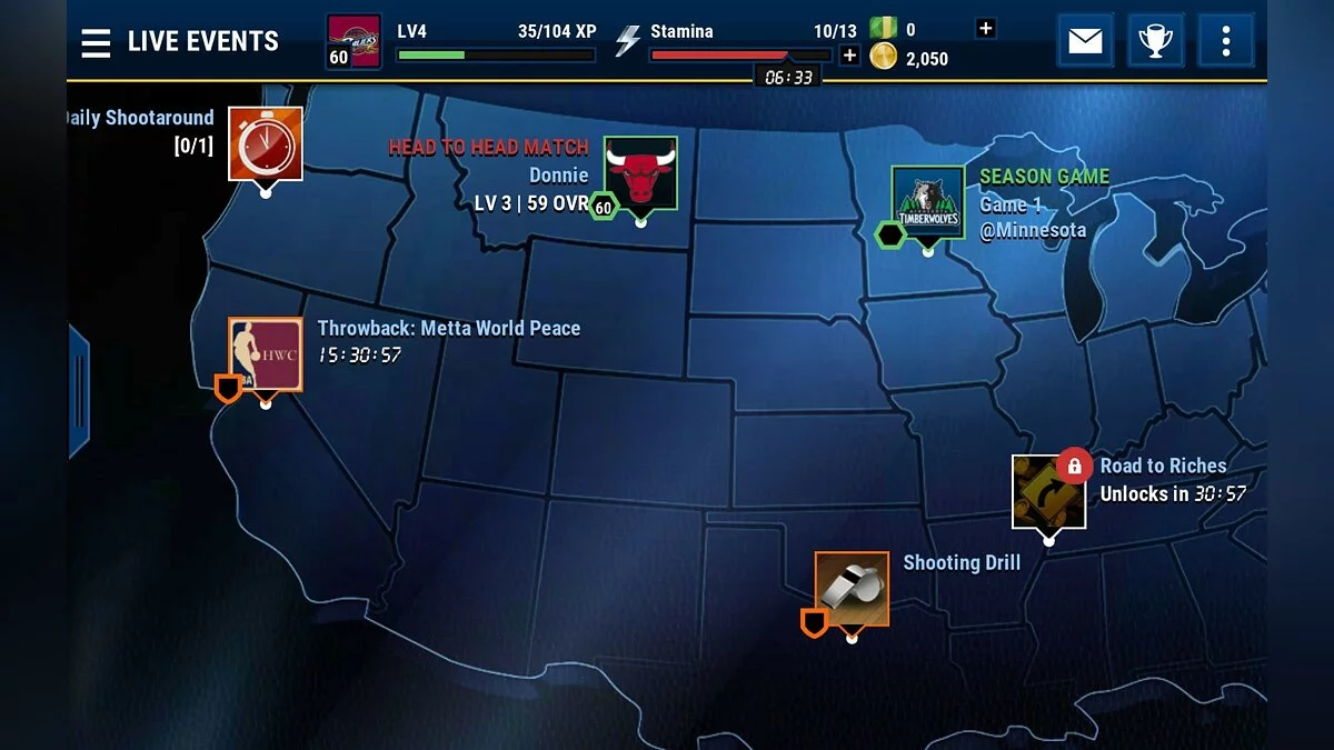 Скриншот из игры NBA Live Mobile - 4