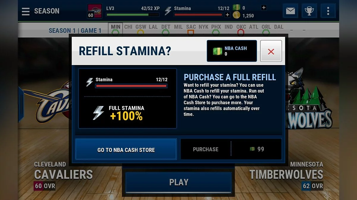 Скриншот из игры NBA Live Mobile - 14