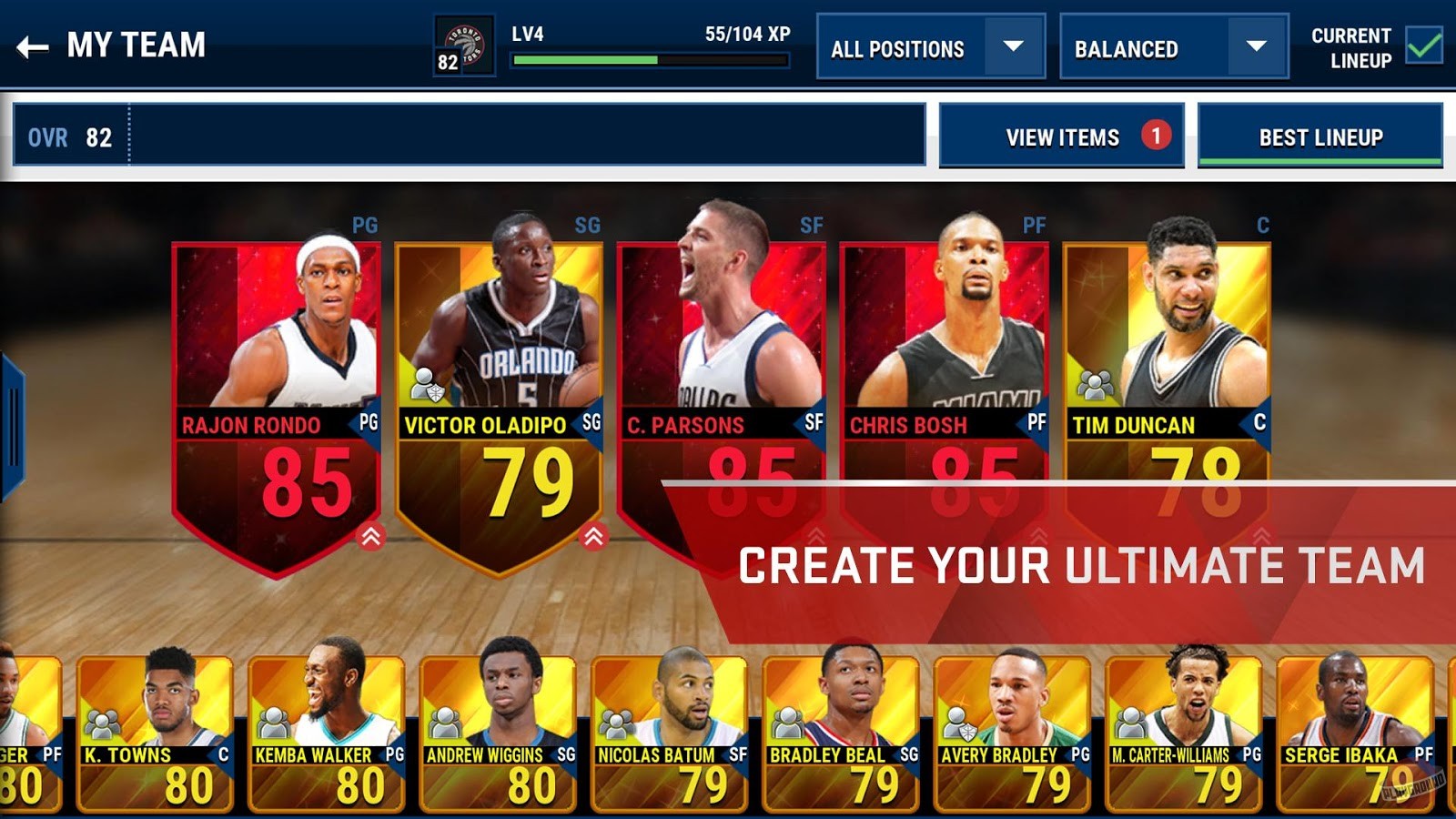Скриншот из игры NBA Live Mobile - 5