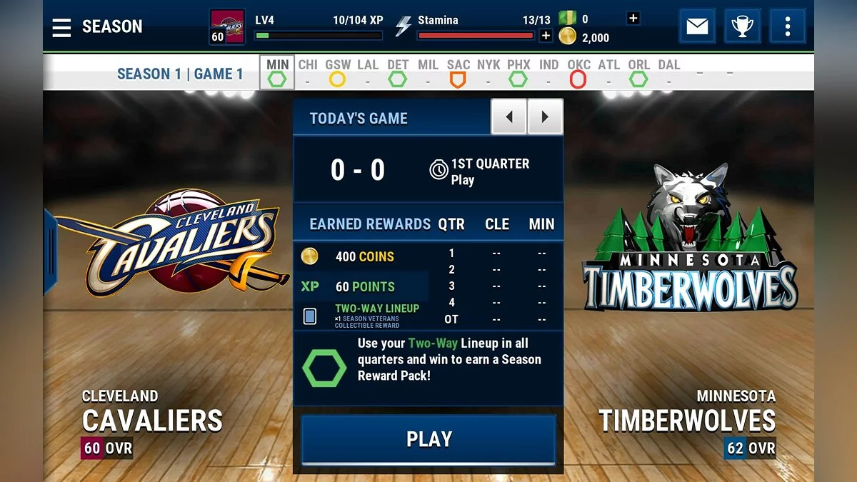 Скриншот из игры NBA Live Mobile - 10