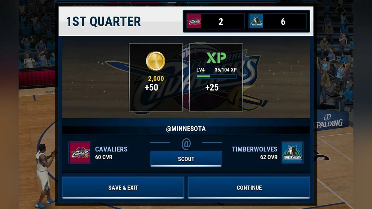 Скриншот из игры NBA Live Mobile - 8
