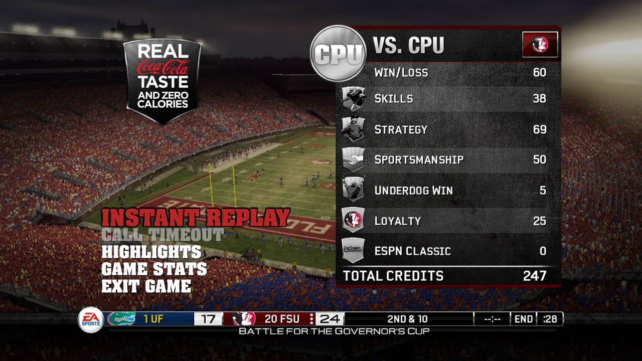 Скриншот из игры NCAA Football 10 - 69