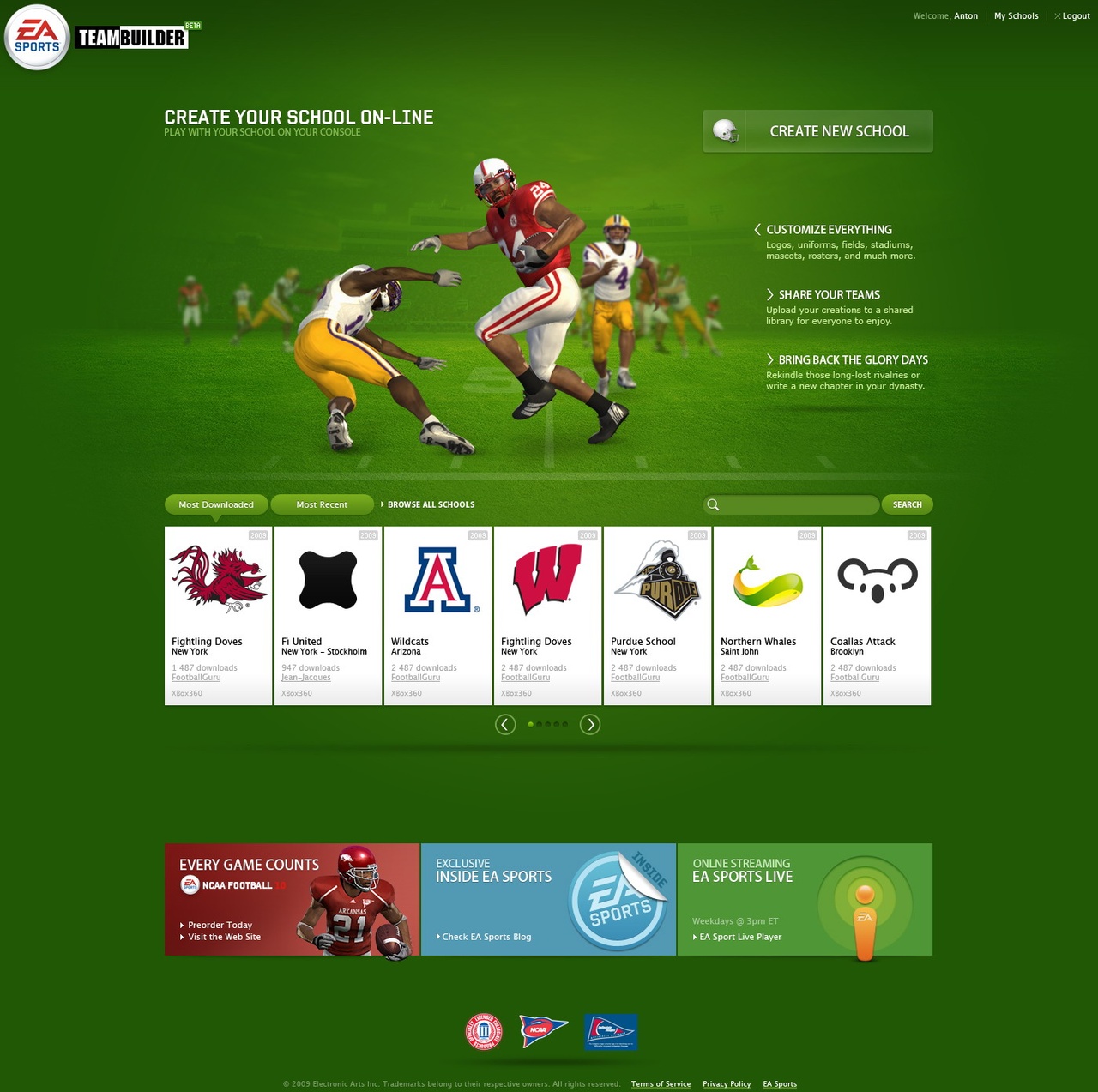 Скриншот из игры NCAA Football 10 - 21
