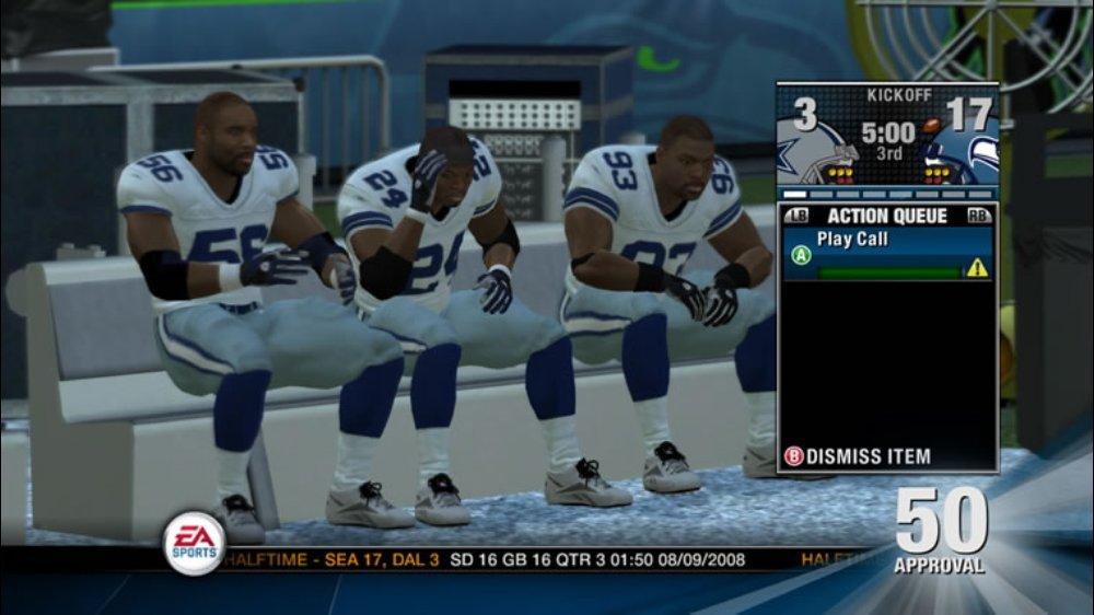 Скриншот из игры NFL Head Coach 09 - 6