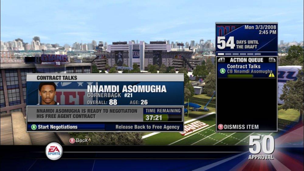 Скриншот из игры NFL Head Coach 09 - 10