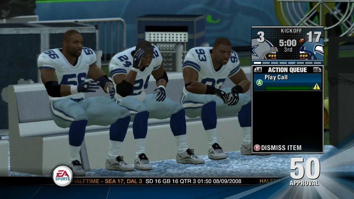 Скриншот из игры NFL Head Coach 09 - 13