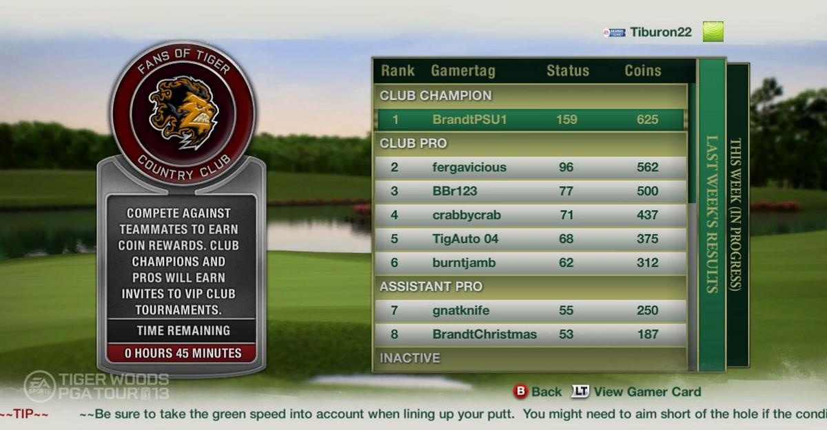 Скриншот из игры Tiger Woods PGA Tour 13 - 93