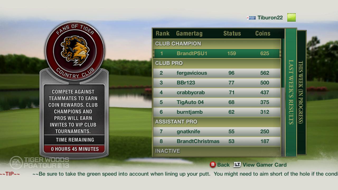 Скриншот из игры Tiger Woods PGA Tour 13 - 82