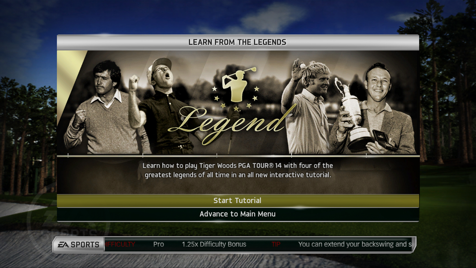 Скриншот из игры Tiger Woods PGA Tour 14 - 72