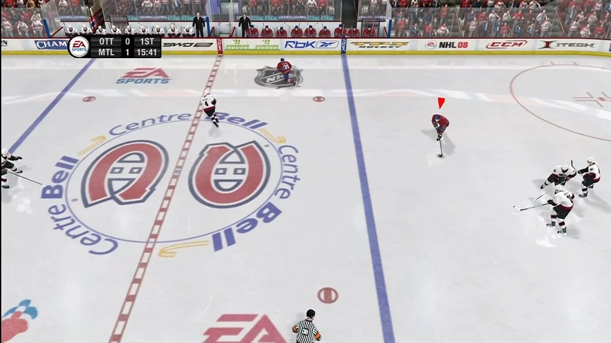 Скриншот из игры NHL 08 - 4
