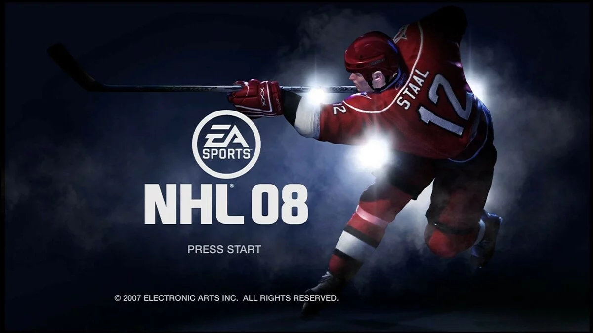 Скриншот из игры NHL 08 - 18