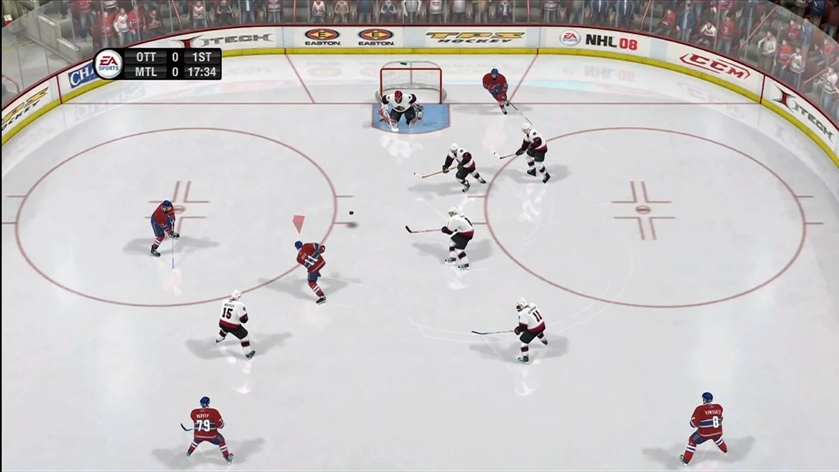 Скриншот из игры NHL 08 - 13