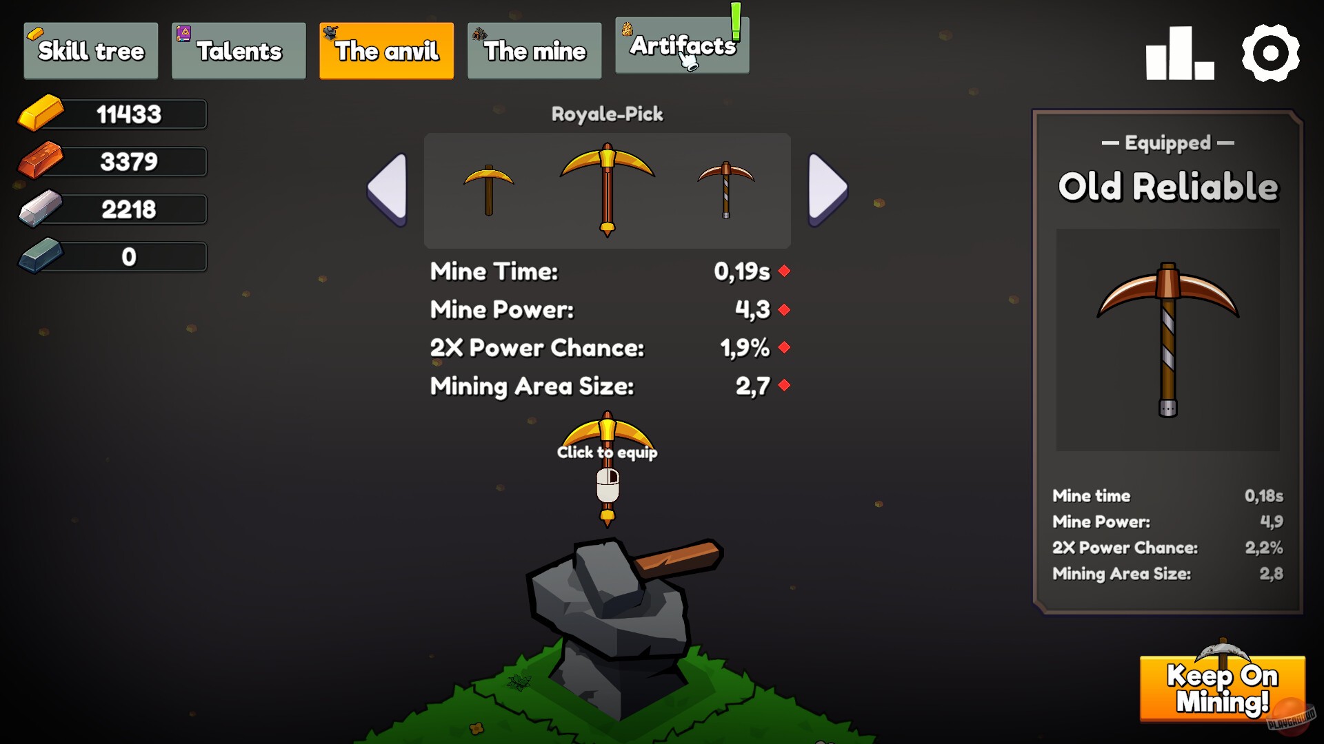 Скриншот из игры Keep on Mining! - 3