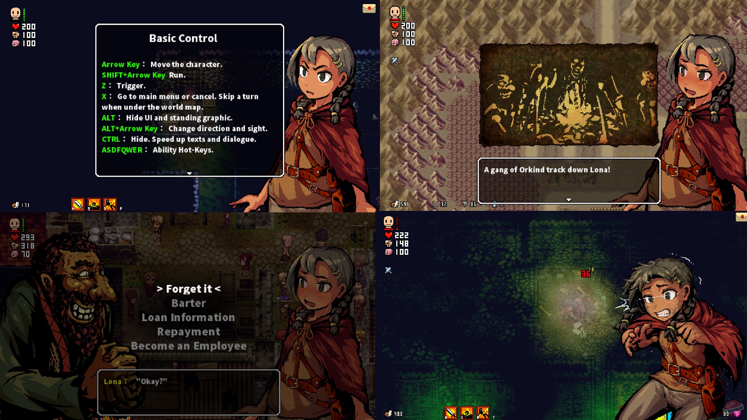 Скриншот из игры LonaRPG - 3