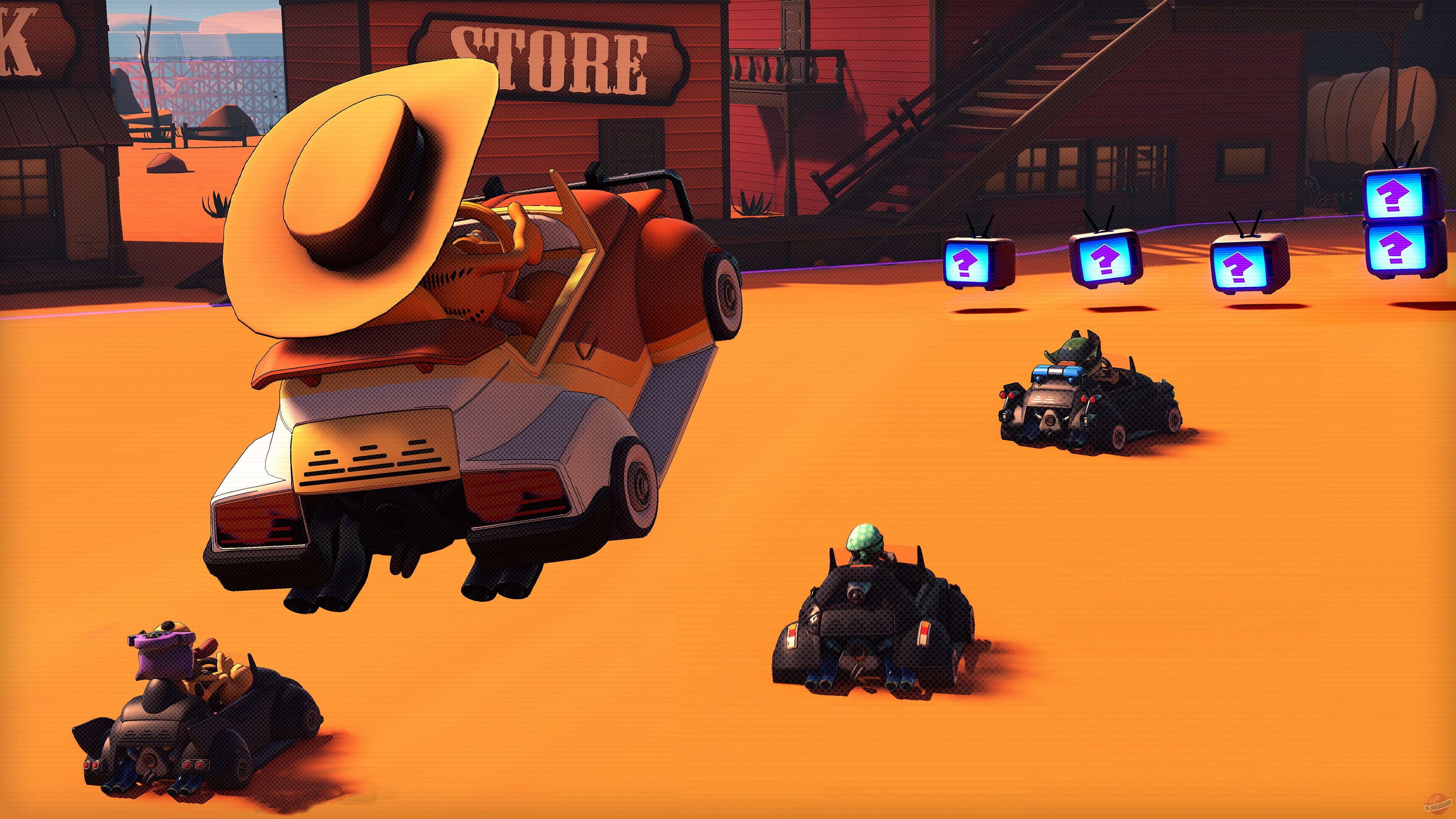 Скриншот из игры Garfield Kart 2 - All You Can Drift - 4