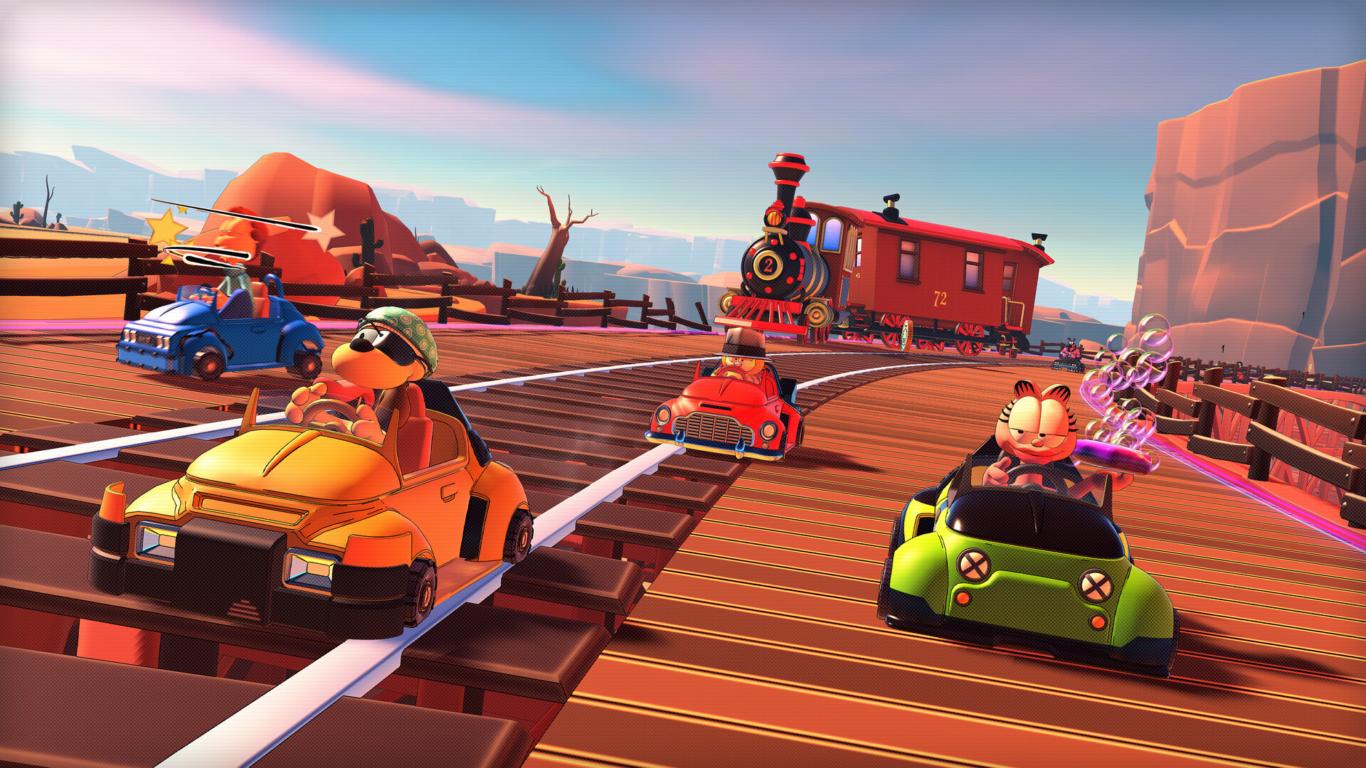 Скриншот из игры Garfield Kart 2 - All You Can Drift - 7