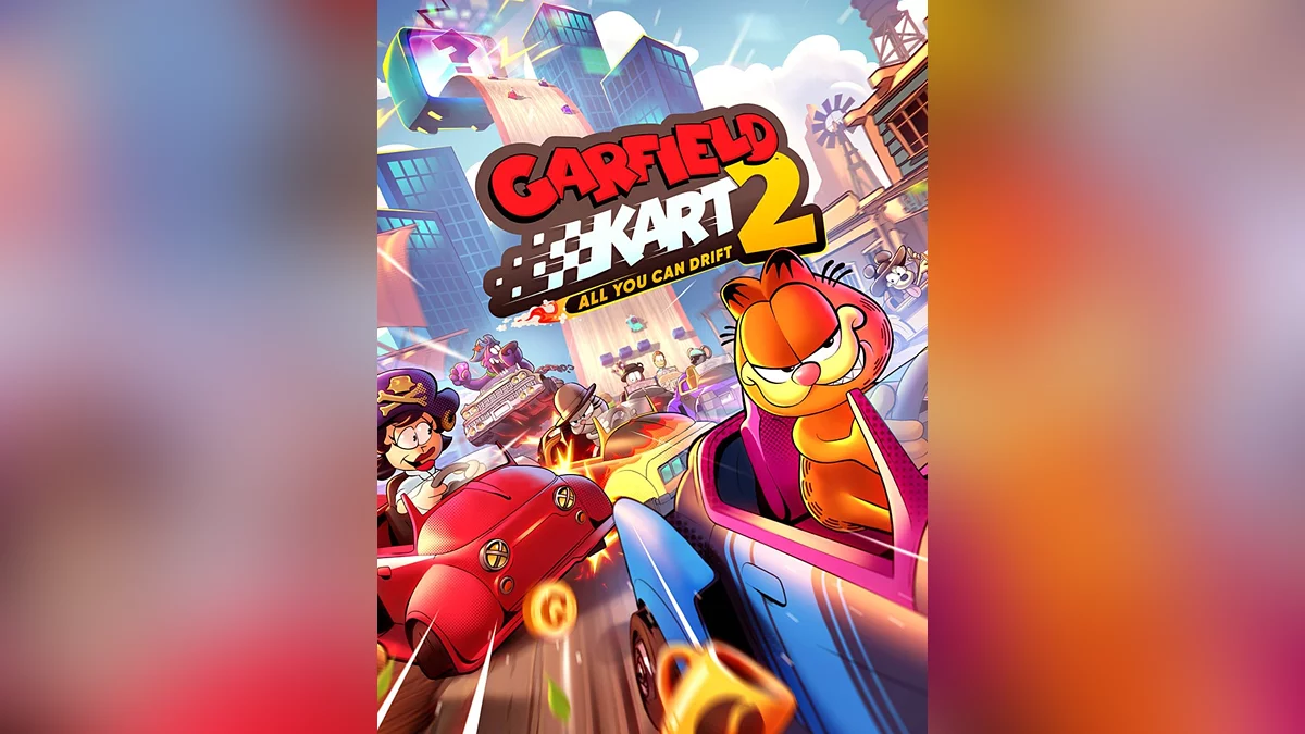 Скриншот из игры Garfield Kart 2 - All You Can Drift - 11